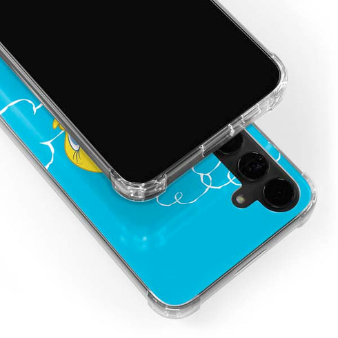 Looney Tunes Tweety Bird Flying Galaxy S24 Plus Clear Case